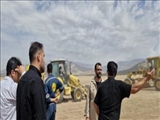 بازدید معاون فرماندار دماوند از روند آماده‌سازی زائرسرای محدوده اصطلک برای خدمت‌رسانی به زائران مراسم تشییع رهبر شهید انقلاب
