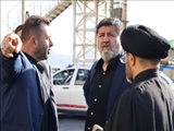 بازدید فرماندار دماوند و رئیس ستاد مراسم وداع و تشییع پیکر مطهر قائد شهید امت از مجتمع اسکان موقت زائران رهبر شهید در آستان مقدس امامزاده هاشم(ع)