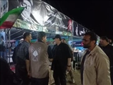 بازدید شبانه فرماندار دماوند و رئیس ستاد مراسم وداع و تشییع پیکر مطهر قائد شهید امت، از زائرسرای اصطلک و ارزیابی روند خدمت‌رسانی تا قدردانی از خادمان مراسم وداع قائد شهید امت
