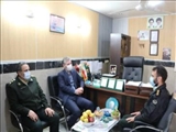 بازدید نوروزی فرماندار دماوند از پاسگاه انتظامی جابان