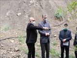 بازدید فرماندار شهرستان دماوند از روستای مومج
