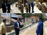 بازدید بخشدار مرکزی دماوند از روند اجرای پروژه‌های عمرانی و خدماتی روستای جابان