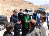 بازدید فرماندار شهرستان دماوند از روستای گرمابسرد