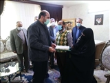 دیدار استاندار تهران به همراه مسئولان شهرستان دماوند با خانواده شهید محمود کلهر
