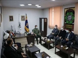 دیدار فرماندار شهرستان دماوند با فرمانده سپاه ناحیه مقاومت بسیج دماوند