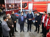 بازدید فرماندار شهرستان دماوند از ایستگاه آتش‌نشانی شهر رودهن