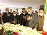 استقبال از شهید گمنام برای نخستین بار در فرمانداری دماوند