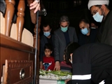 حضور فرماندار دماوند در آیین وداع با شهید گمنام در مسجد جامع دماوند
