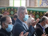 حضور فرماندار شهرستان دماوند در آیین عبادی و سیاسی نماز جمعه شهر دماوند
