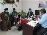 نشست کانون طلاب حوزه علمیه امام صادق‌(ع) با مسئولان جمعیت هلال‌احمر شهرستان دماوند