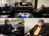 دیدار معاون مرکز بهداشت و درمان رودهن با بخشدار 