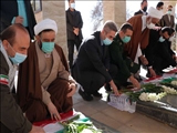 طاهرخانی:امیدواریم با الگو گرفتن از شهدا بتوانیم راه این عزیزان را ادامه دهیم