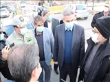 بازدید معاون وزیر راه از محل تصادف زنجیره ای در گیلاوند + فیلم 