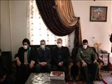 دیدار جمعی از مسئولان شهرستان دماوند با خانواده شهید نصیری