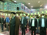 حضور فرماندارشهرستان دماوند در اولین آیین عبادی سیاسی نماز جمعه شهر ابسرد در سال 1401