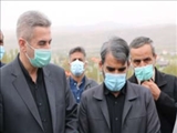 آیین خشت‌گذاری پروژه هنرستان تربیت بدنی دخترانه در روستای سربندان