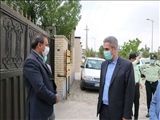 دیدار فرماندارشهرستان دماوند و جمعی از نیرو های نظامی و انتظامی از کارخانه  صنعت آزمون 