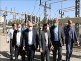 بازدید مسئولان استانی و شهرستانی از پست برق 63 کیلو ولت شهید عامری