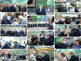 حضور فرماندار شهرستان دماوند جمع نمازگزاران امامزاده شمس الدین محمد (ع) شهر دماوند