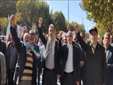 حضور فرماندار شهرستان دماوند در راهپیمایی با شکوه یوم الله ۱۳ آبان در شهر رودهن