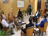 دیدار مشاور و دستیار ویژه رئیس سازمان بحران کشور و رئیس اداره ورزش و جوانان با فرماندار دماوند