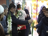 نواختن زنگ مهر در مدرسه احمد ابراهیمی با حضور فرماندار دماوند