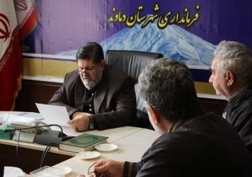 تداوم نهضت پاسخگویی/برگزاری برنامه ملاقات عمومی فرماندار دماوند در سه شنبه‌های مردمی